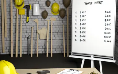 Destruction de nid de guêpes tarif