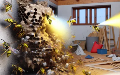 Destruction de nid de guêpes gratuit
