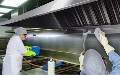 Nettoyage de hotte de cuisine commercial